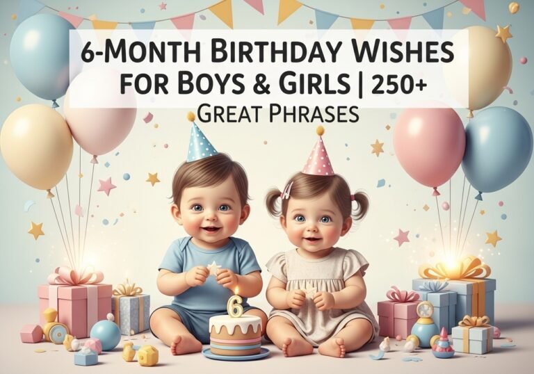 6-month birthday wishes