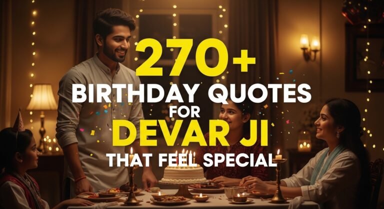 Birthday Quotes for Dever ji