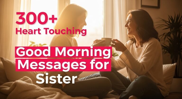 Good Morning Messages for My sister