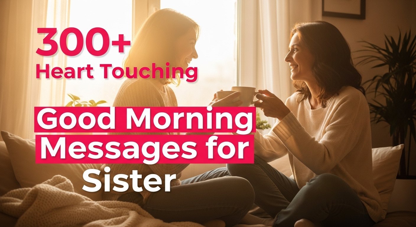 Good Morning Messages for My sister