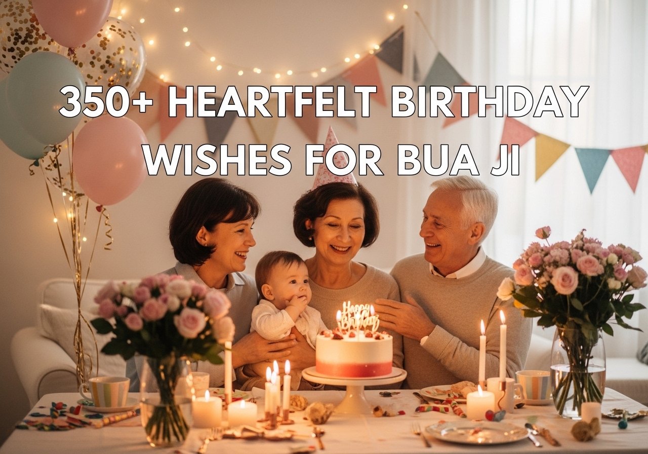 Happy birthday wishes for Bua Ji