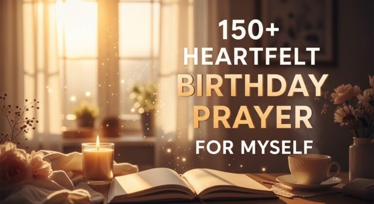 Heartfelt birthday prayers for myself