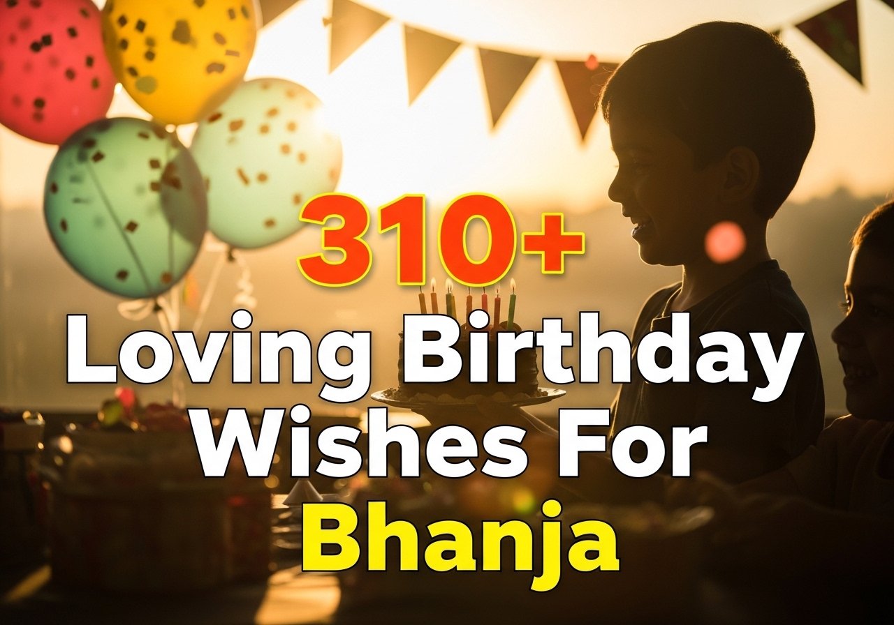Loving birthday wishes for bhanja