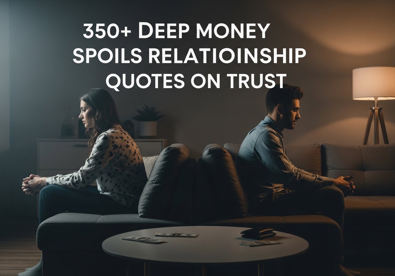 Money Spoils Relationship Quotes on Trust