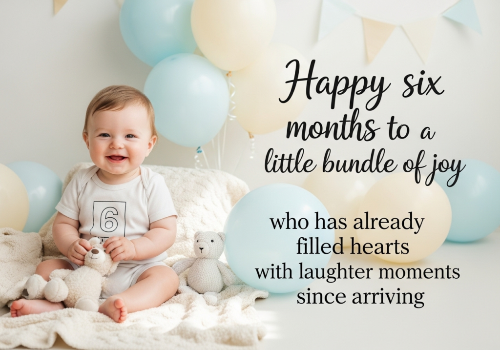 Happy 6-Month Birthday Wishes and Quotes