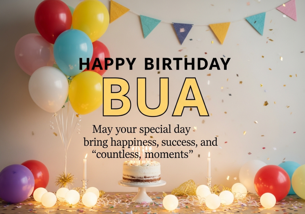 Best Birthday Wishes and Messages for Bua