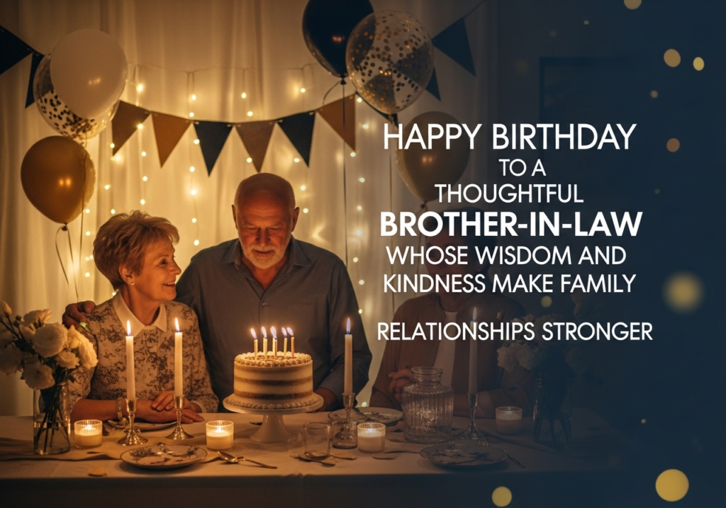 Thoughtful Birthday Wishes for Your Brother-in-Law