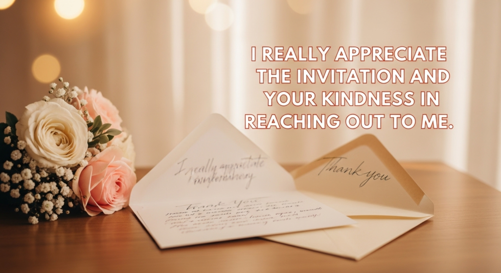 Easy Thank You Messages for Invitation