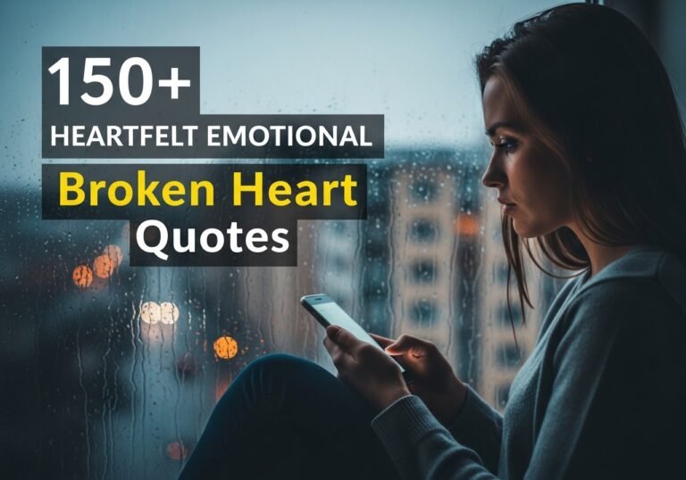 Heartfelt emotional heartbroken quotes