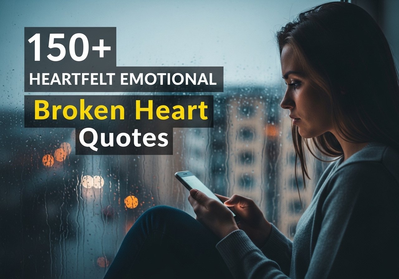 Heartfelt emotional heartbroken quotes