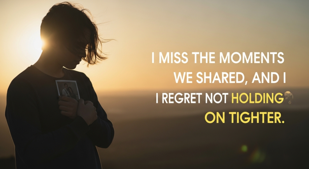 Powerful sad regret quotes for her