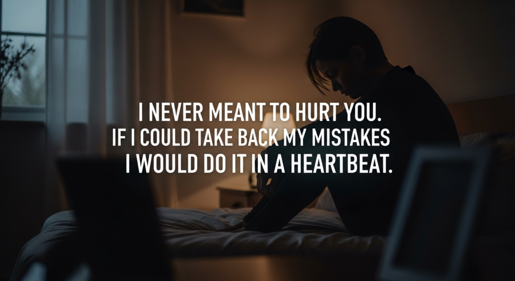 Deep regret mistake quotes for her