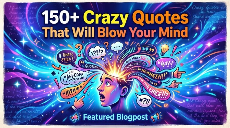 150+ Crazy Quotes That Will Blow Your Mind