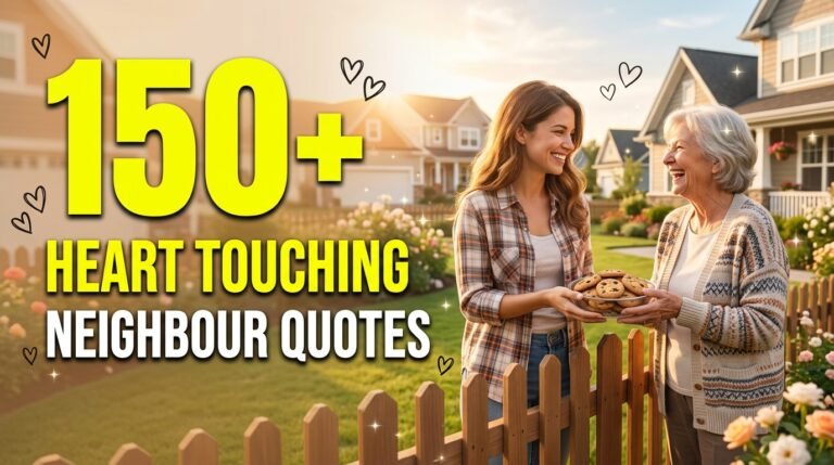 150+ Heart Touching Neighbour Quotes