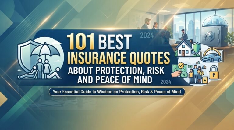 101 Best Insurance Quotes About Protection, Risk and Peace of Mind